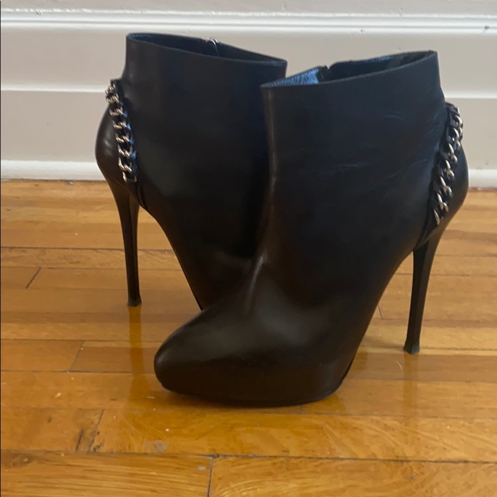 Ralph Lauren Collection Chain-Link Ankle Boots
